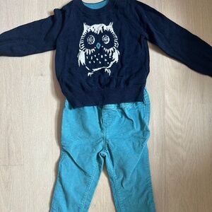 Baby Gap Sweater and Corduroy pants